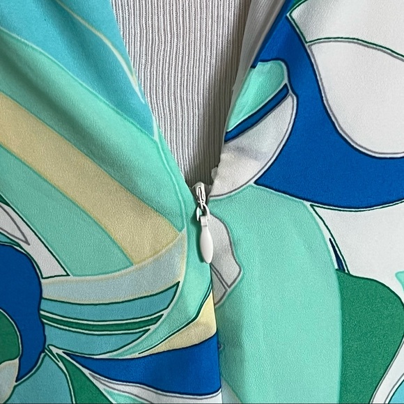 Tahari Floral Halter Dress Sz 10 with Pockets NEW - Picture 7 of 12